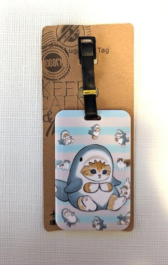 Amazon.co.jp: サメにゃん ネームタグ トラベルタグ モフサンド